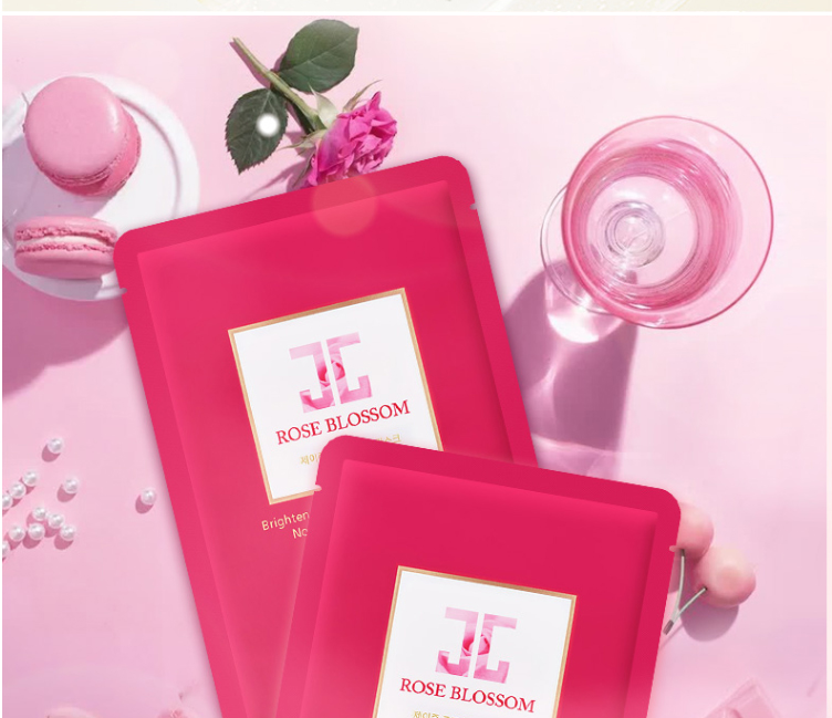 韩国进口 捷俊jayjun 水光樱花三部曲面膜10片/盒 黑水光/玫瑰精华3款