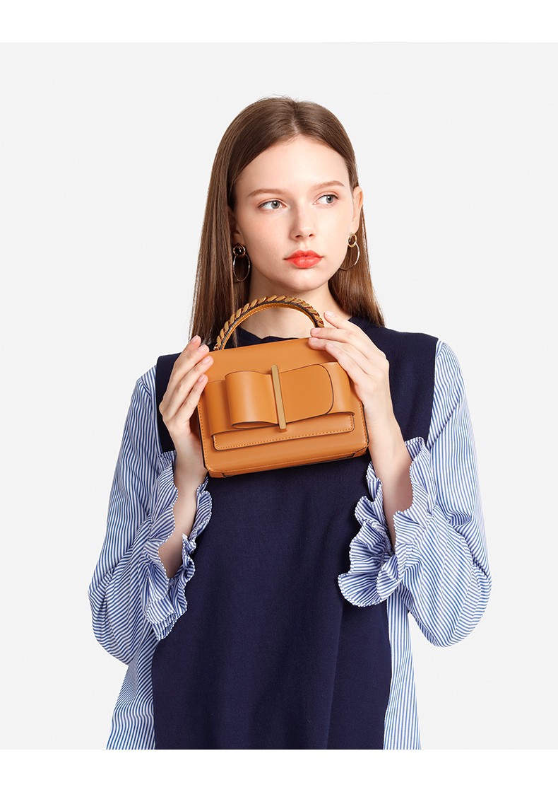 charleskeith斜背包ck250680698抽带蝴蝶结装饰链条斜跨包深绿色