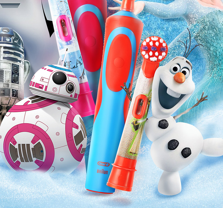 【香港直邮】德国博朗oral-b 欧乐b儿童电动牙刷d12 星球大战 5